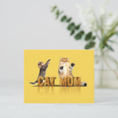 Beste kattemoeder ooit | cadeau voor kattenmam briefkaart (Staand voorkant)