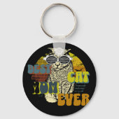 beste kattemoeder ooit, schattige  troebel magneet sleutelhanger (Voorkant)