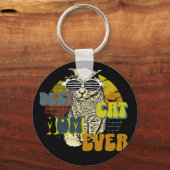 beste kattemoeder ooit, schattige  troebel magneet sleutelhanger (Voorkant)