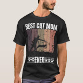 beste kattemoeder ooit t-shirt (Voorkant)