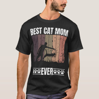 beste kattemoeder ooit t-shirt