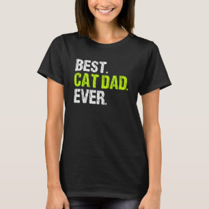 Beste Katten Papa Ooit Grappige Papa Cool T-shirt
