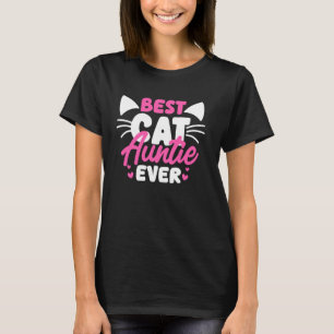 Beste katten tante ooit kitty eigenaar grootmoeder t-shirt