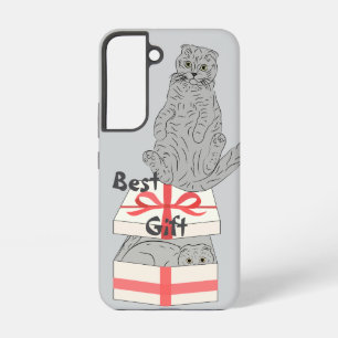 Beste kattencadeau samsung galaxy hoesje