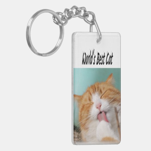 Beste kattenfoto sleutelhanger (Voorkant Links)