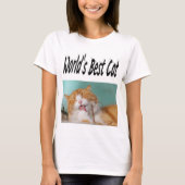Beste kattenfoto t-shirt (Voorkant)