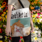 Beste kattenfoto tote bag