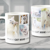 Beste kattenmoeder 8 foto collage koffiemok