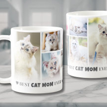 Beste kattenmoeder 8 foto collage