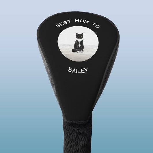 Beste kattenmoeder aangepaste tekst foto aandenken golfheadcover