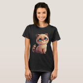Beste kattenmoeder en kattenvader  3 t-shirt (Voorkant volledig)