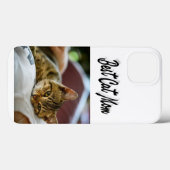 Beste kattenmoeder foto Zwarte tekst Case-Mate iPhone Case (Achterkant (horizontaal))