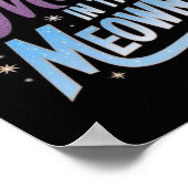 Beste Kattenmoeder in het Meowniverse 🌙🐾✨ Poster (Hoek)