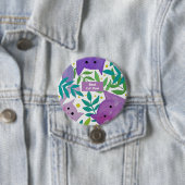 Beste kattenmoeder Katten en takken Ronde Button 7,6 Cm (In situ)