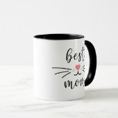 Beste Kattenmoeder Kitty Gezicht Mok (Voorkant rechts)