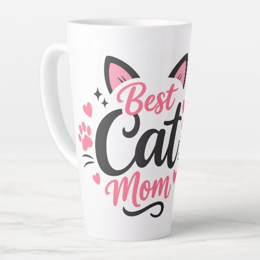 Beste Kattenmoeder Latte Mok (Linkerhoek)