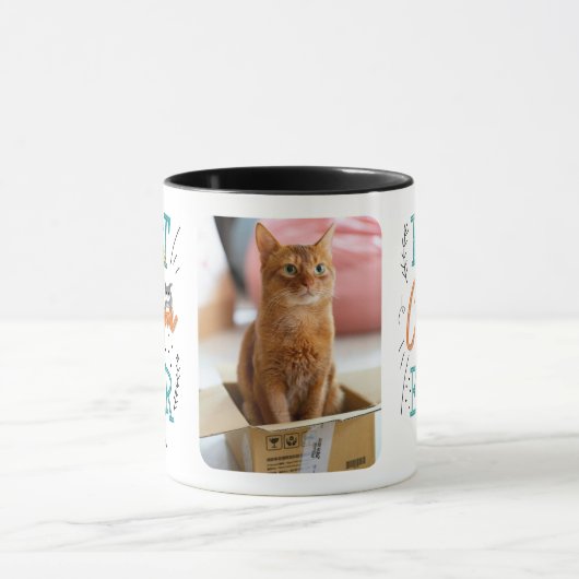 Beste Kattenmoeder Ooit 1 Foto Moederdag Mok (Midden)