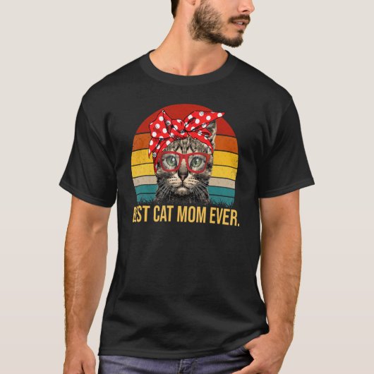 Beste kattenmoeder ooit 1 t-shirt (Voorkant)