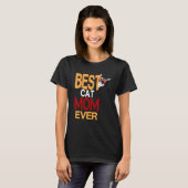 Beste kattenmoeder ooit 2 t-shirt (Voorkant volledig)
