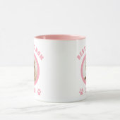 Beste Kattenmoeder Ooit Aangepaste Foto Elegante R Mok (Midden)