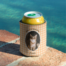 Beste kattenmoeder ooit Aangepaste grappige leuke Blikjeskoeler