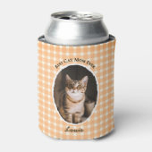 Beste kattenmoeder ooit Aangepaste grappige leuke  Blikjeskoeler (Blikje Voorkant)