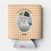 Beste kattenmoeder ooit Aangepaste grappige leuke  Blikjeskoeler (Achterkant)