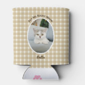 Beste kattenmoeder ooit Aangepaste grappige leuke  Blikjeskoeler (Achterkant)