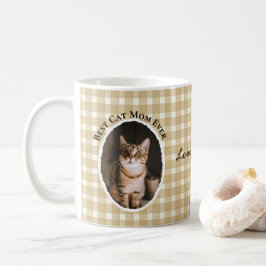 Beste kattenmoeder ooit Aangepaste grappige leuke Koffiemok