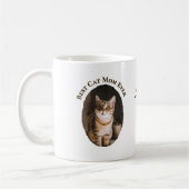 Beste kattenmoeder ooit Aangepaste grappige leuke Koffiemok (Links)