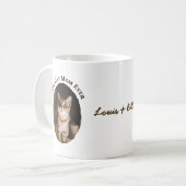 Beste kattenmoeder ooit Aangepaste grappige leuke Koffiemok (Voorkant links)