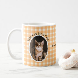 Beste kattenmoeder ooit Aangepaste grappige leuke Koffiemok