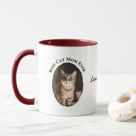 Beste kattenmoeder ooit Aangepaste grappige leuke Mok