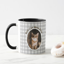 Beste kattenmoeder ooit Aangepaste grappige leuke Mok