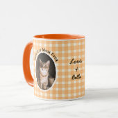 Beste kattenmoeder ooit Aangepaste grappige leuke Mok (Voorkant links)