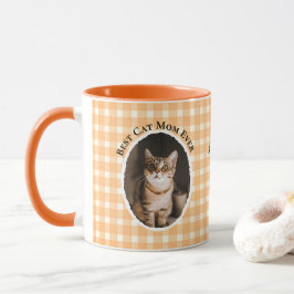 Beste kattenmoeder ooit Aangepaste grappige leuke Mok