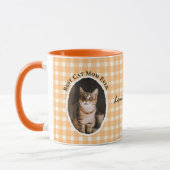 Beste kattenmoeder ooit Aangepaste grappige leuke Mok (Links)