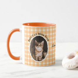 Beste kattenmoeder ooit Aangepaste grappige leuke Mok