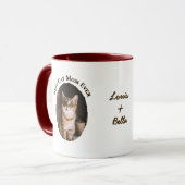 Beste kattenmoeder ooit Aangepaste grappige leuke  Mok (Voorkant links)