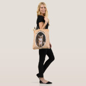 Beste kattenmoeder ooit Aangepaste grappige leuke Tote Bag (Op model)