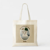 Beste kattenmoeder ooit Aangepaste grappige leuke  Tote Bag (Achterkant)