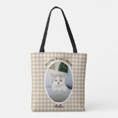 Beste kattenmoeder ooit Aangepaste grappige leuke  Tote Bag (Achterkant)