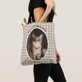 Beste kattenmoeder ooit Aangepaste grappige leuke  Tote Bag (Dichtbij)