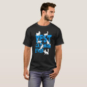 Beste kattenmoeder ooit dier moeders t-shirt (Voorkant volledig)