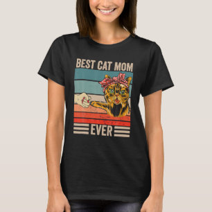 Beste Kattenmoeder Ooit Eerste Bump Moederdag T-shirt