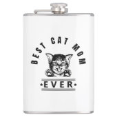 Beste kattenmoeder ooit heupfles (Voorkant)