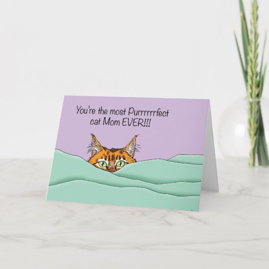 Beste kattenmoeder ooit! kaart (Voorkant)