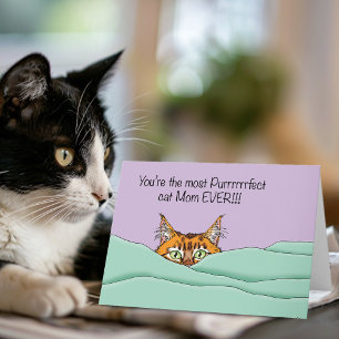 Beste kattenmoeder ooit! kaart