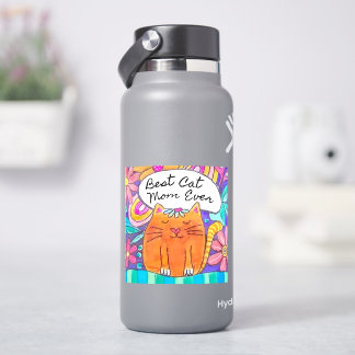 Beste kattenmoeder ooit kat cadeau sticker