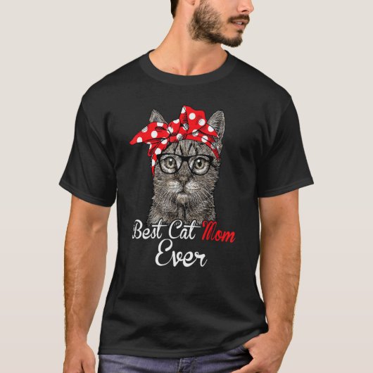 Beste kattenmoeder ooit Kattenmoeder Moederdag Kat T-shirt (Voorkant)